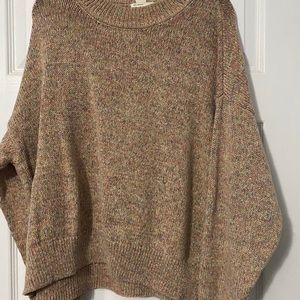 Oversized multicolored sweater